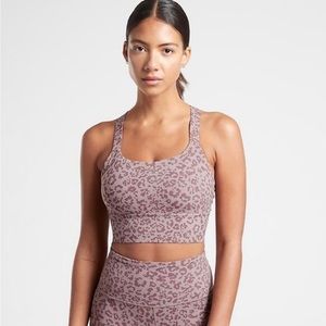 Athleta leopard sports bra
